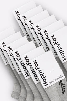 Набор носков 12 пар в сетку Happyfox