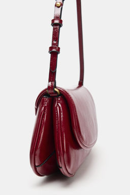 Сумка через плечо Zara Bolso de Hombro Solapa красная