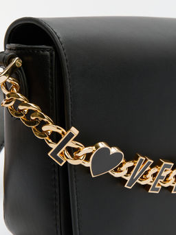 Женская сумка с ручками LOVE MOSCHINO DANGLING Артикул 4377141, черный  фото 2