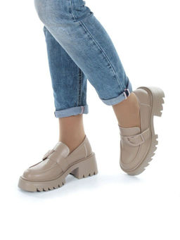 03-C1803-2 DK.BEIGE Лоферы женские (натуральная кожа)