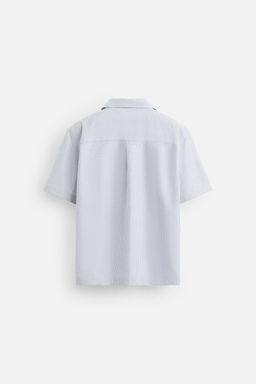 STRIPED OXFORD SHIRT - Zara фото 8