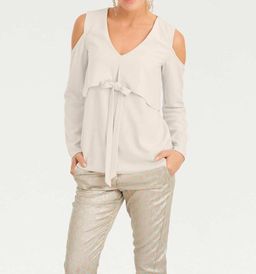 Блузка, белая