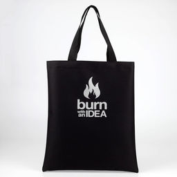 Сумка-шопер Burn with IDEA блёстки, без молнии, без подкладки, цвет чёрный - Nazamok фото 4