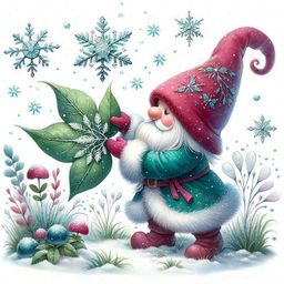 Наклейки на прозрачной основе Новогодние 8 картинок 30х30см - 1000 деталей фото 10