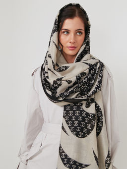 Большой, мягкий, тонкий и очень нежный двусторонний палантин - Tantino фото 6