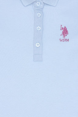 K_z _ocuk A__k Mavi Polo Yaka _rme Elbise Sepette S_rpriz _ndirim - U.s. polo assn фото 5