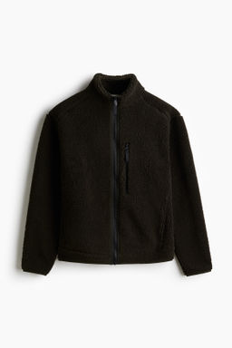 Chaqueta de deporte en borreguito Regular Fit