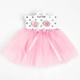 Набор для фотосессии KAFTAN Пушистая снежинка; юбка трёхслойная и заколки для волос
