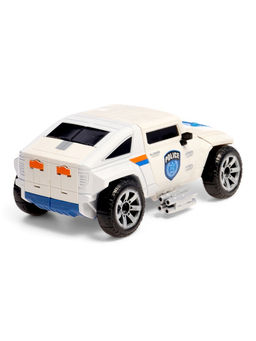 Робот "Полицейский внедорожник", с металлическими элементами, трансформируется