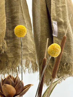 Палантин 210*100см в ассортименте 33-0002 охра