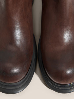 Женские ботинки ERNESTO DOLANI RUBBER Артикул 4699928, темно-коричневый  фото 3