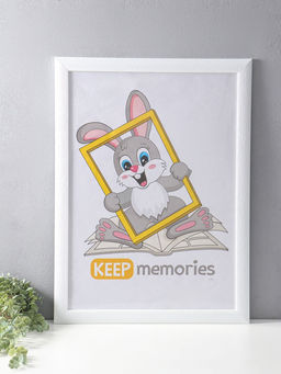 Фоторамка для фото 50×70 см Keep memories, Luxe Elegance, пластик, белый, (пластиковый экран)