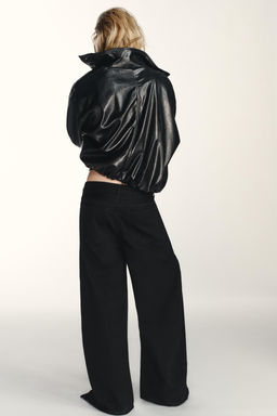 TRF BAGGY JEANS WITH ZIPS - Zara фото 5