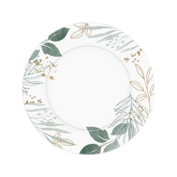 Тарелки бумажные MESHU "Floral", комплект 6шт., диам. 180мм. (MS_57314)
