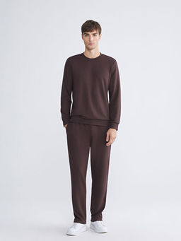 Bisiklet Yaka Erkek Sweatshirt