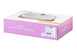 Блюдо для запекания Elan Gallery Айсберг волны 30×18×13 см 1.1 л с крышкой  фото 15