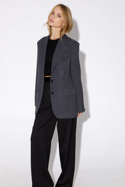 Жакет Pirs 4791 серая мелкая клетка