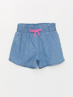 Beli Lastikli Basic K?z Bebek Jean ?ort