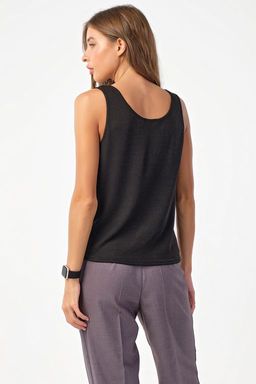 Топ трикотажный из вискозы белый - Fly фото 6