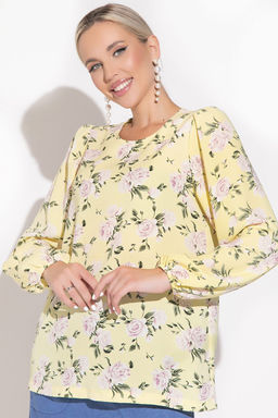 Блузон Парижанка (цветы лимончелло) - Эльза фото 12