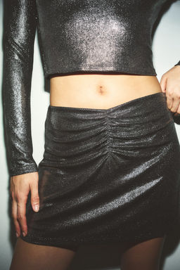 Minifalda brillante