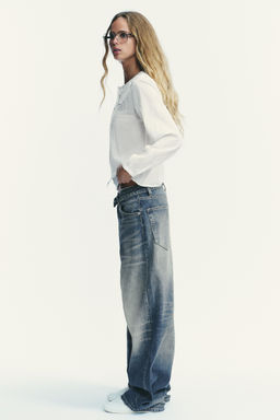 EMBROIDERED PETER PAN COLLAR SHIRT - Zara фото 3