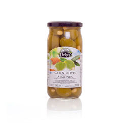 Оливки фаршированные миндалем в рассоле 350г стекло
