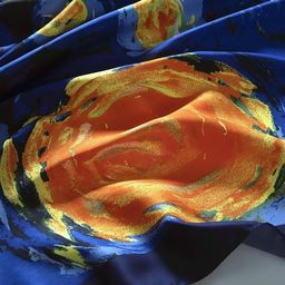 Платок Винсент ван Гог Звездная ночь - Здесь был Винсент фото 4