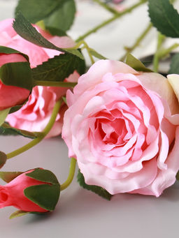 Цветы искусственные "Роза Августина галант" d-6 см 55 см, светло-розовый