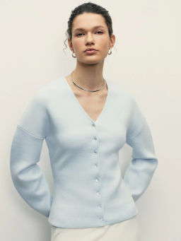 Кардиган приталенного силуэта из вискозы / Zarina