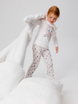 ACOOLA / Набор детский для девочек ((1)джемпер и (2)брюки) Bemmi белый фото 8