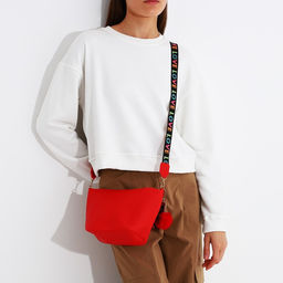 Сумка кросс-боди на молнии, цвет красный - Simaland фото 6