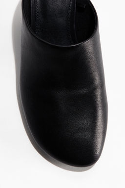 Mules de piel con tac?n kitten - H&m фото 2