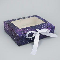 Цена за 5 шт. Коробка-фоторамка складная Ты мой космос, 20 х 18 х 5 см - Дарите счастье фото 2