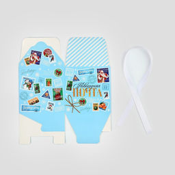 Цена за 2 шт. Коробка подарочная новогодняя складная Новогодняя почта, 12?12?12 см