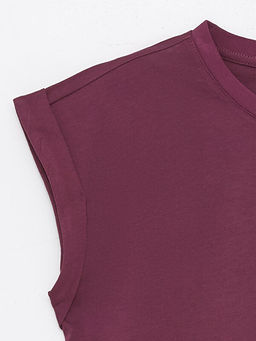 Bisiklet Yaka Basic K?sa Kollu K?z ?ocuk Ti??rt - Waikiki фото 3