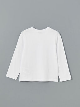 Bisiklet Yaka Sonic Bask?l? Erkek ?ocuk Ti??rt