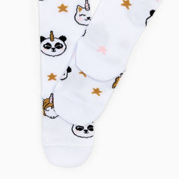 Колготки детские KAFTAN «Зверята», рост 92-98 см, белые