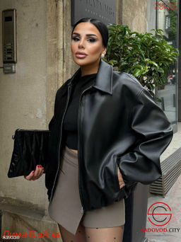 Кожаная куртка весенняя - Bruno фото 3