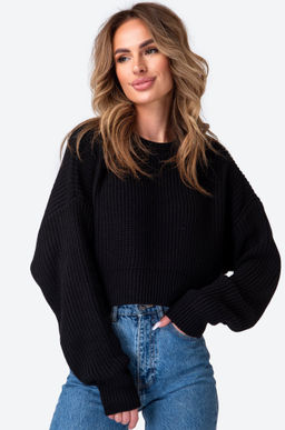 Женский укороченный джемпер оверсайз Happy Fox  фото 29