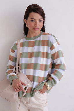 11717 Джемпер в клетку - Martichelli фото 5