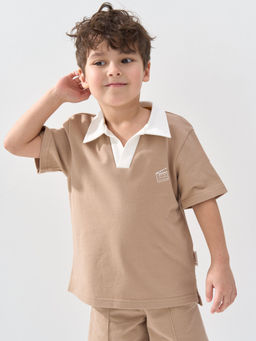 Футболка поло "Сливочный ирис"