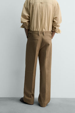 LIMITED EDITION STRAIGHT-LEG TROUSERS - Zara фото 3