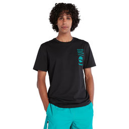 Футболка Timberland T-Shirt Back Graphic Logo Regular черная
