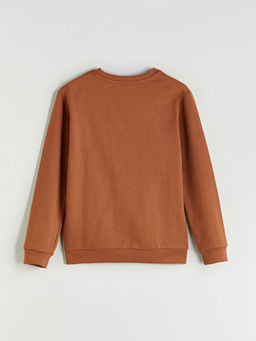 Bisiklet Yaka Erkek ?ocuk Sweatshirt