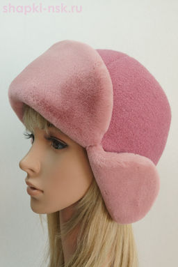 Нон-стоп шерсть ладен Ушанка женская (55-58)