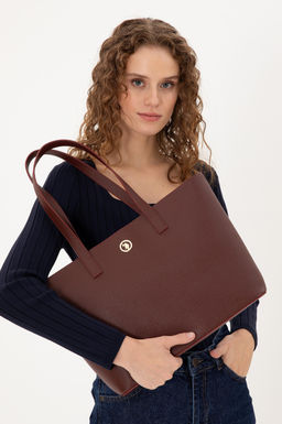 Женская бордовая красная сумка через плечо Неожиданная скидка в корзине - U.s. polo assn фото 2