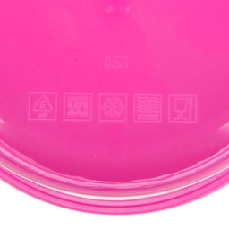 Цена за 2 шт. Ланч - бокс круглый Цветы, 500 мл - Сима-ленд фото 4