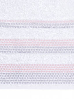 Полотенце махровое 70x140 белый махровая ткань - Lucky фото 4