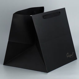 Пакет подарочный квадратный, упаковка, «Present», 30×30×30 см